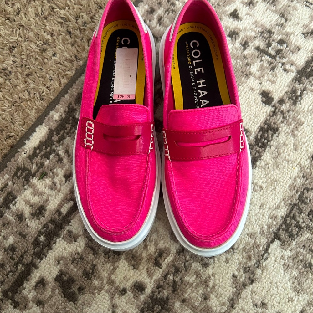 Cole Haan Fuchsia Loafers